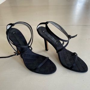 Satin scrappy sandal